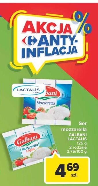 Carrefour Ser mozzarella light galbani oferta