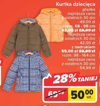 Carrefour Kurtka dziecięca 98-164 cm oferta