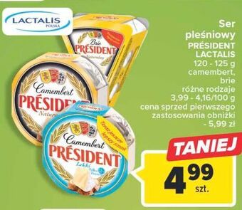 Carrefour Ser camembert naturalny president oferta