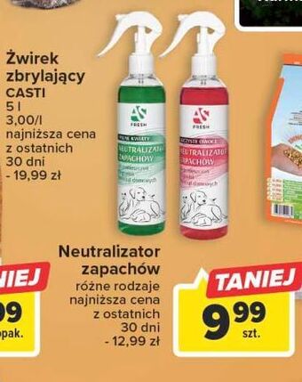 Carrefour Neutralizator zapachów polne kwiaty as fresh oferta