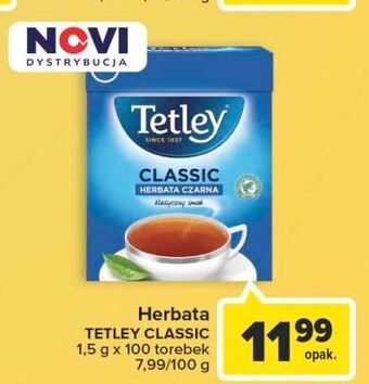 Carrefour Herbata czarna tetley classic oferta