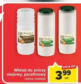 Carrefour Wkład parafinowy angela 160 g 50 h bolsius oferta