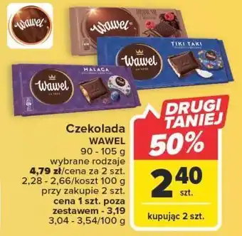 Carrefour Czekolada wawel tiki-taki oferta