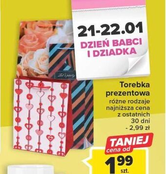 Carrefour Torebka prezentowa oferta