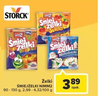 Carrefour Żelki owocowe nimm2 śmiejżelki sokki oferta