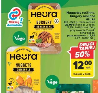 Carrefour Burger wegański heura oferta