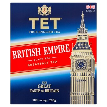 Delikatesy Centrum Tet british empire herbata czarna 200 g (100 x 2 g) oferta