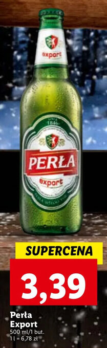 Lidl Perła Export 500ml/1 but oferta