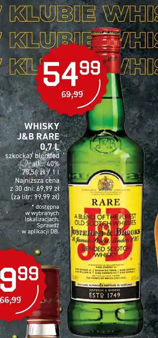 Duży Ben J&B Rare whysky 0,7l szkocka/blend alk.: 40% oferta