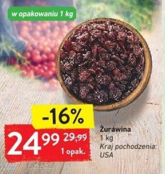 Intermarche Żurawina 1kg oferta