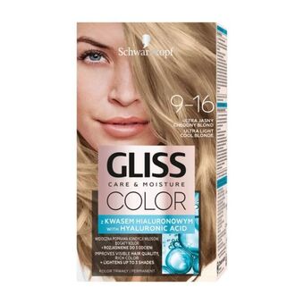 Gliss color farba kol 9-16 ultra jasny chłodny blond / ultra light cool blonde
