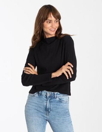 Takko Fashion Dział damski koszulka z długim rękawem - stójka oferta