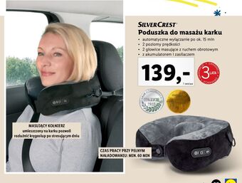 Lidl Poduszka do masażu shiatsu silvercrest oferta