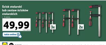Lidl Ścisk stolarski 50 x 300 mm parkside oferta