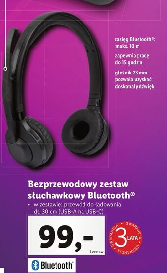 Lidl Słuchawki bezprzewodowe silvercrest oferta