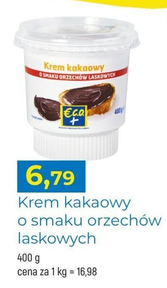 E.Leclerc Krem orzechowo-kakaowy eco+ oferta