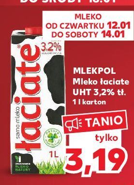 Kaufland Mleko 3.2% łaciate oferta