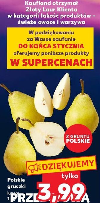Kaufland Gruszki oferta