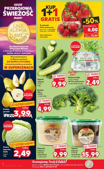 Kaufland Kapusta biała oferta