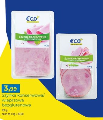 E.Leclerc Szynka wieprzowa plastry eco+ oferta