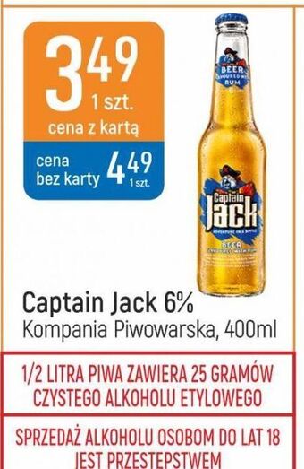 E.Leclerc Piwo captain jack oferta