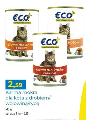 E.Leclerc Karma dla kota wołowina eco+ oferta