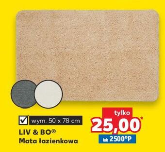 Kaufland Mata łazienkowa 50 x 78 cm liv & bo oferta