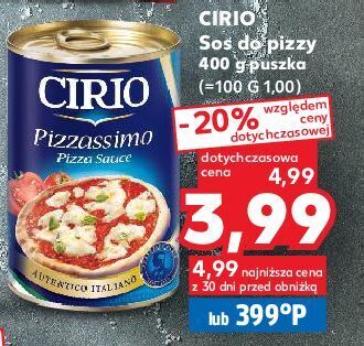 Kaufland Sos do pizzy cirio oferta