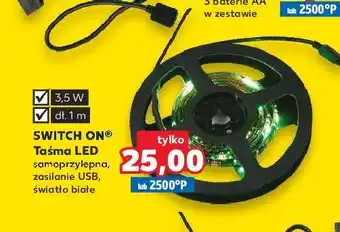 Kaufland Taśma led 1 m 3.5w switch on oferta