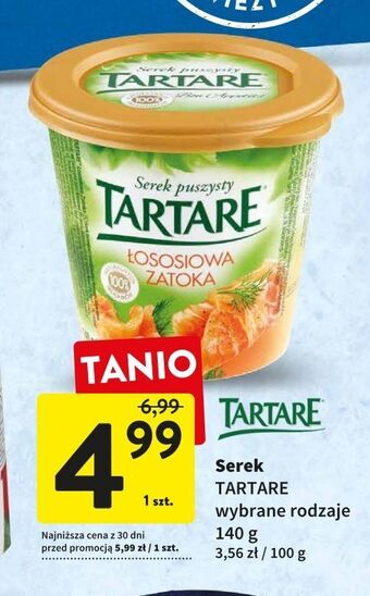 Intermarche Serek łososiowa zatoka tartare oferta