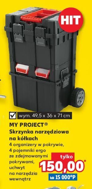 Kaufland Skrzynka narzędziowa 49.5 x 36 71 cm k-classic myproject oferta