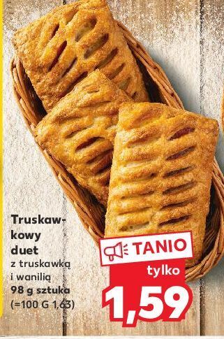 Kaufland Ciastko duet z truskawkami oferta