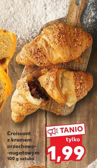 Kaufland Croissant z kremem orzechowo-nugatowym oferta