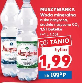Kaufland Woda niskonasycona muszynianka oferta