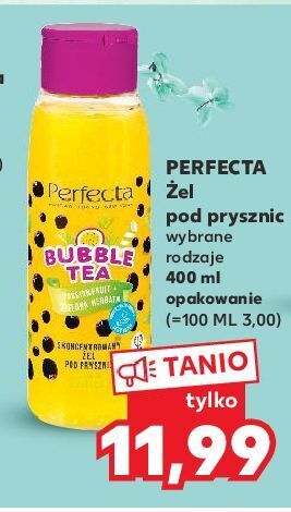 Kaufland Skoncentrowany żel pod prysznic passionfruit i zielona herbata perfecta bubble tea oferta