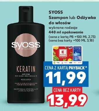 Kaufland Szampon do włosów syoss keratin oferta