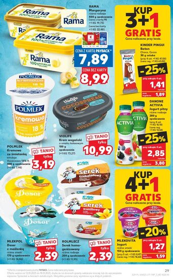 Kaufland Margaryna rama buttery oferta