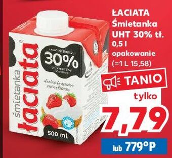 Kaufland Śmietanka 30 % łaciata oferta