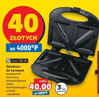 Kaufland Opiekacz do kanapek 700 w oferta