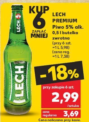 Kaufland Piwo lech premium oferta