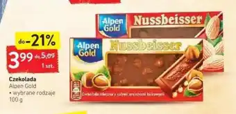 Intermarche Alpen Gold Czekolada wybrane rodzaje, 100g oferta