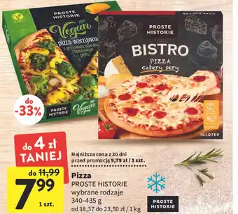 Intermarche Proste Historie Pizza wybrane rodzaje 340-435g oferta