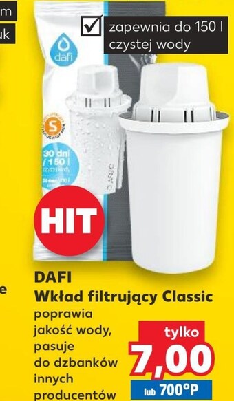 Kaufland Wkład filtrujący dafi oferta