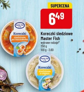 Polomarket Koreczki śledziowe master fish oferta