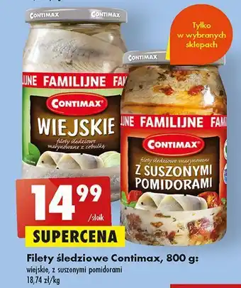 Biedronka Filety śledziowe wiejskie contimax oferta