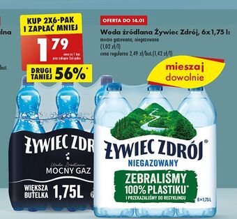 Biedronka Woda niegazowana żywiec zdrój oferta