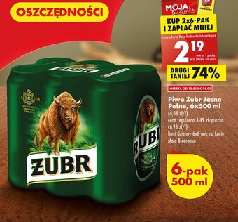Biedronka Piwo żubr 1768 oferta