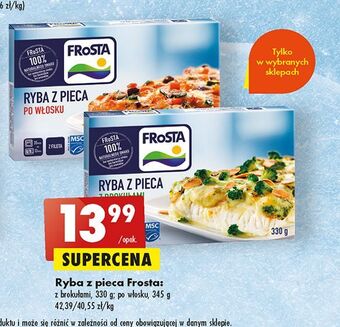 Biedronka Ryba z pieca brokułami frosta oferta
