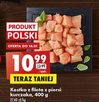 Biedronka Kostka z fileta piersi kurczaka oferta
