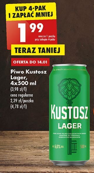 Piwo kustosz lager